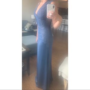 BCBG Blue Gown NWT
